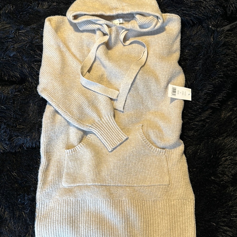 over size tunic length sweater